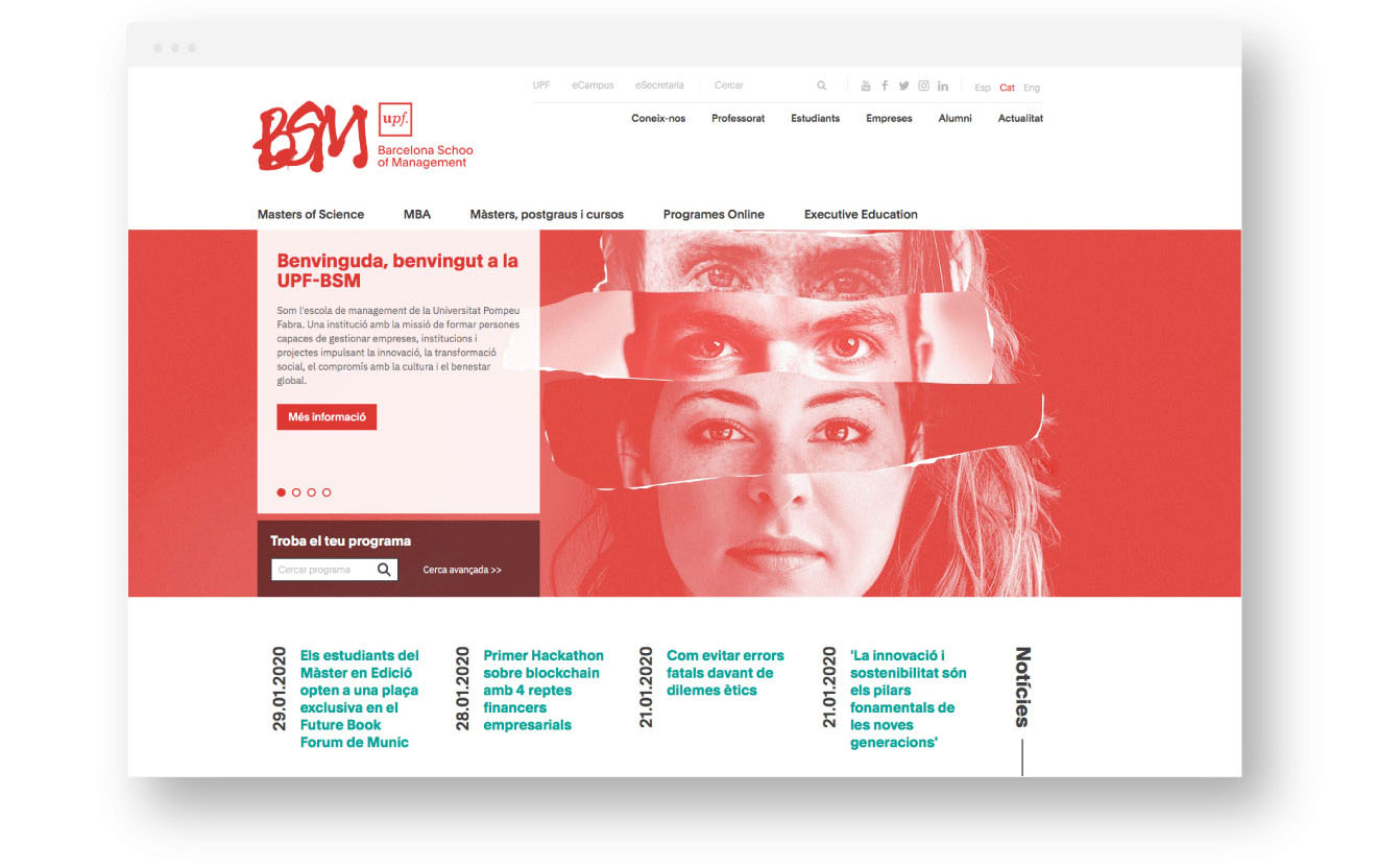 BSM – UPF Identidad visual y diseño corporativo