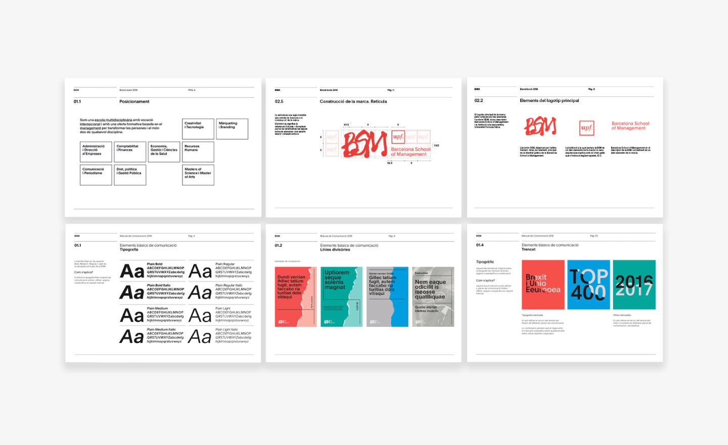 BSM – UPF Identidad visual y diseño corporativo