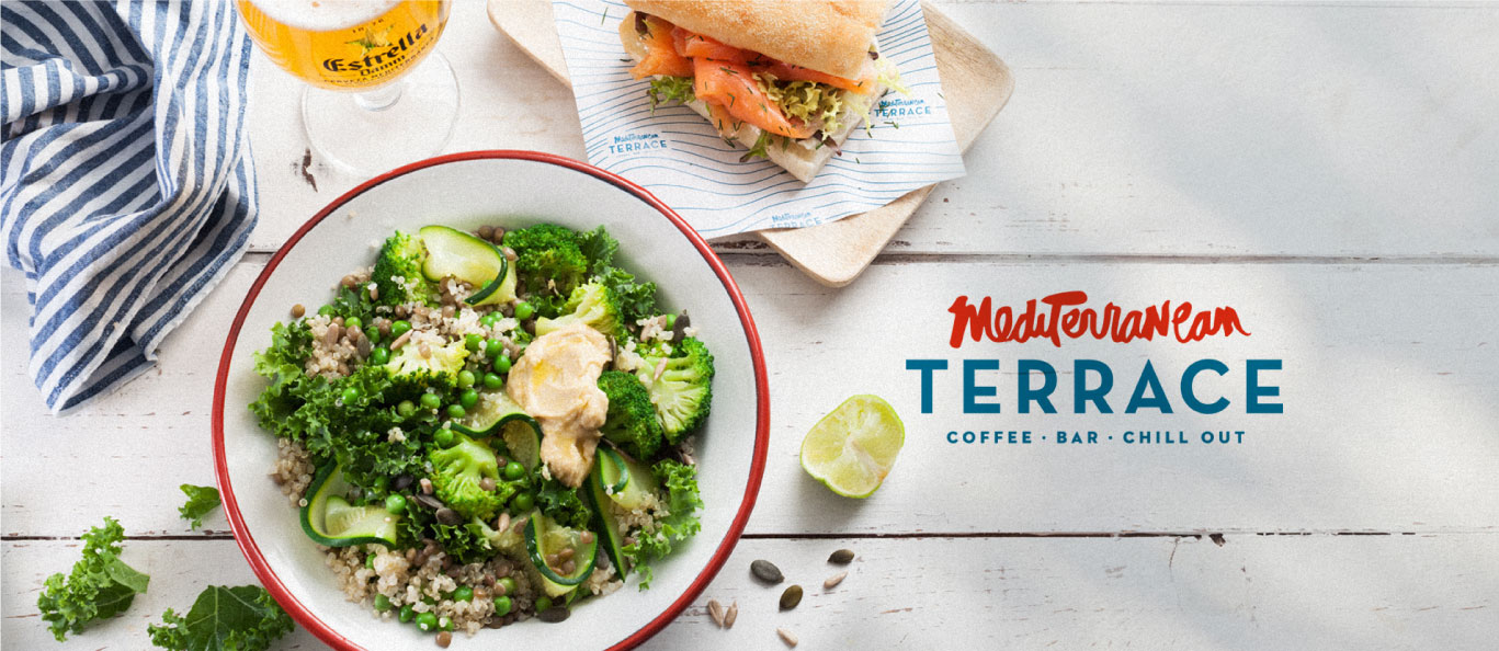 Mediterranean Terrace – Brand Hospitality for Airport
