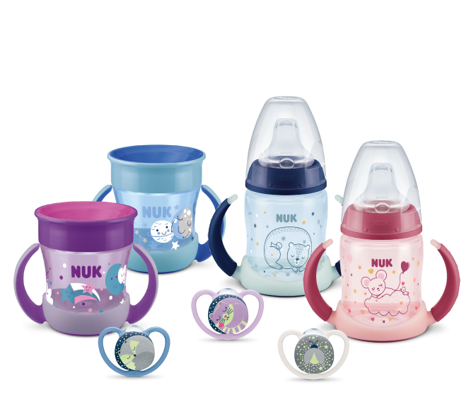 NUK - Colección chupete y biberones