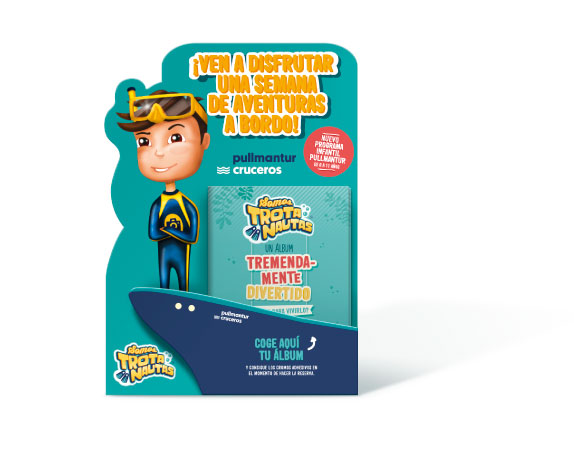 Pullmantur – Estrategia global de marca para entretenimiento en barco dirigida al target infantil.