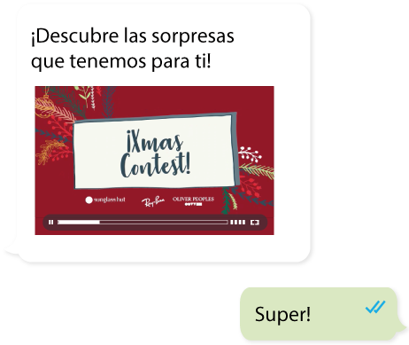 Luxoticca – Campaña digital para Navidad.Objetivo indentivar ventas